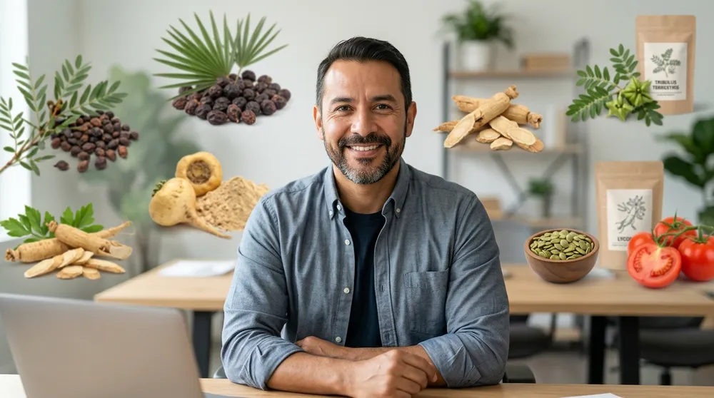 Apoyo natural orientado a Apoyo urinario masculino y bienestar de próstata