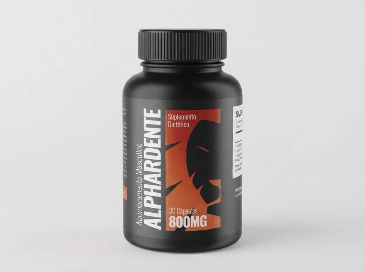 Alphardente Cápsulas, suplemento alimentar masculino