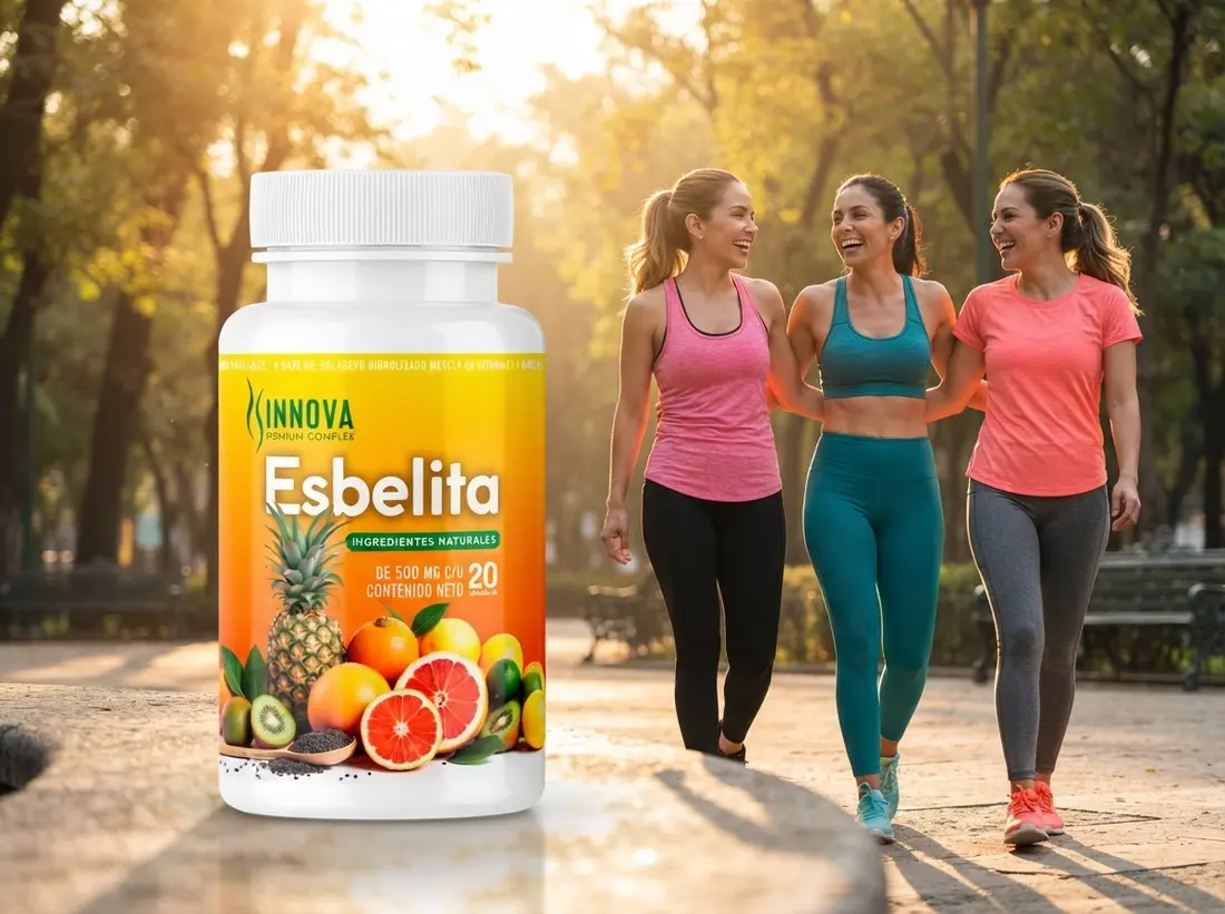 Mujer caminando por un parque al aire libre con ropa deportiva