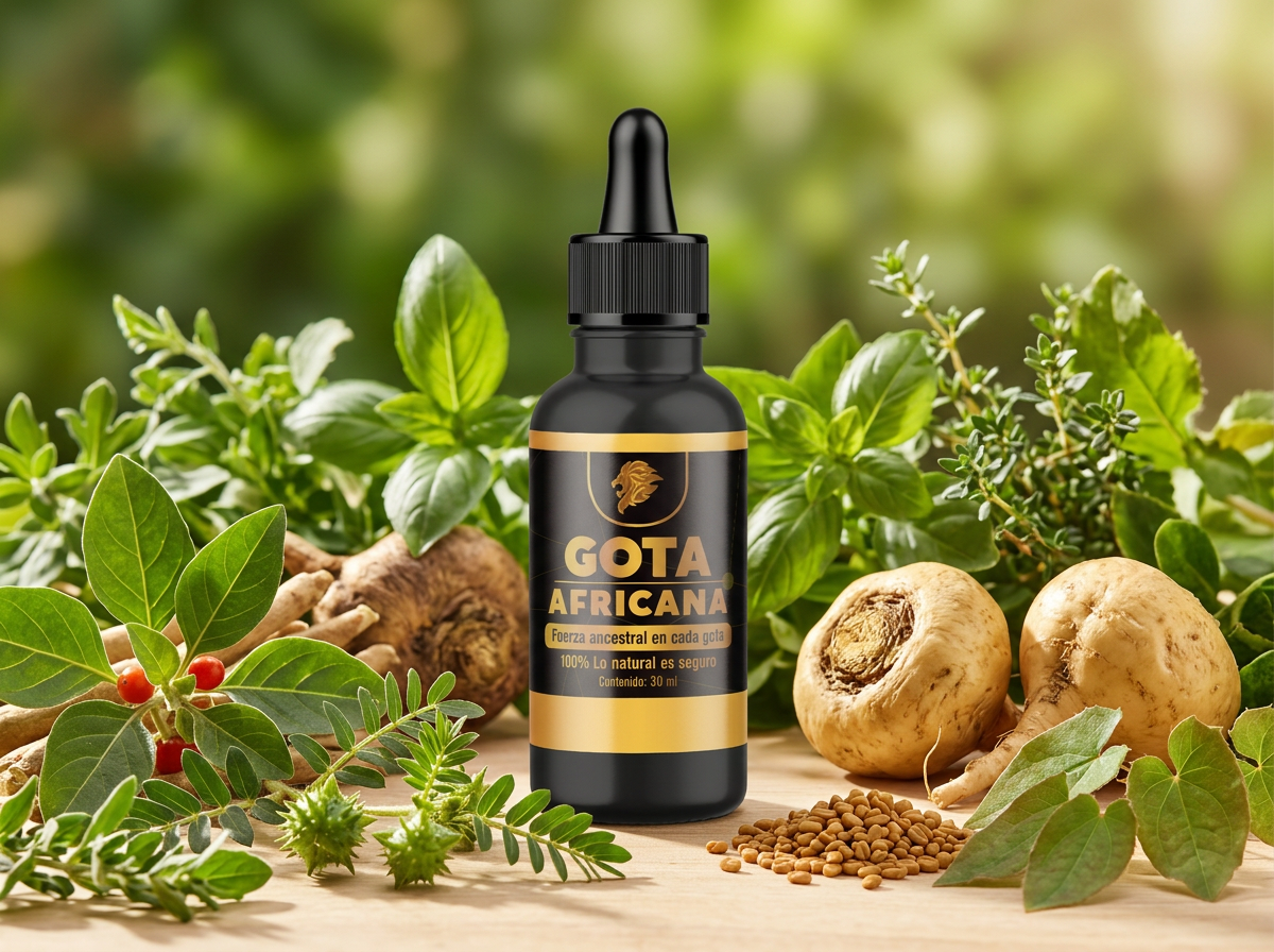 Ingredientes botánicos naturales de la fórmula de Gota Africana