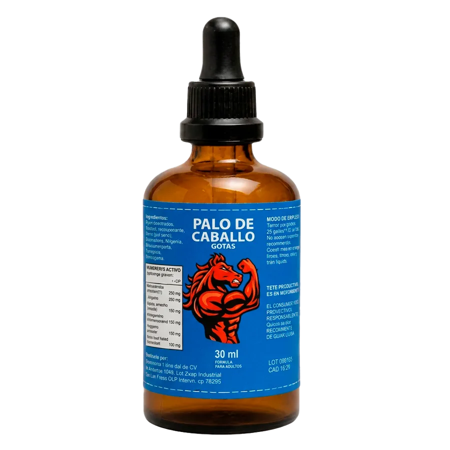 Palo de Caballo gotas para la potencia masculina